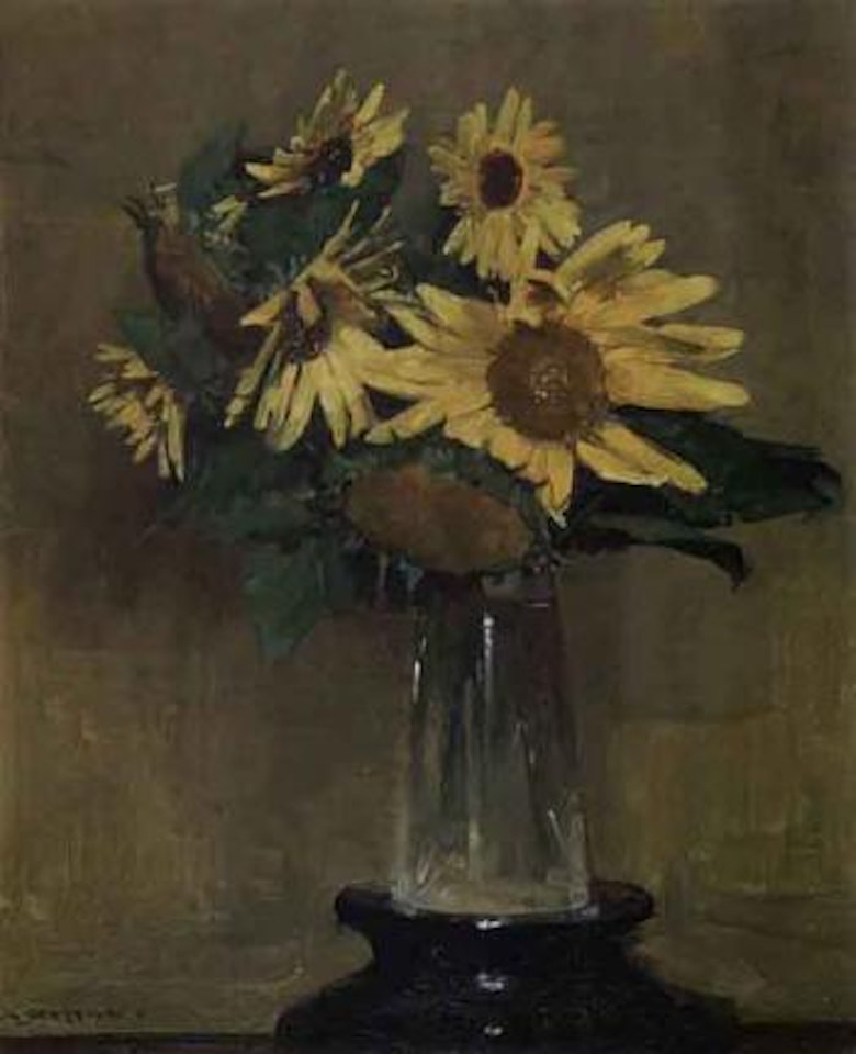 Sunflowers by Arthur Ernest Streeton