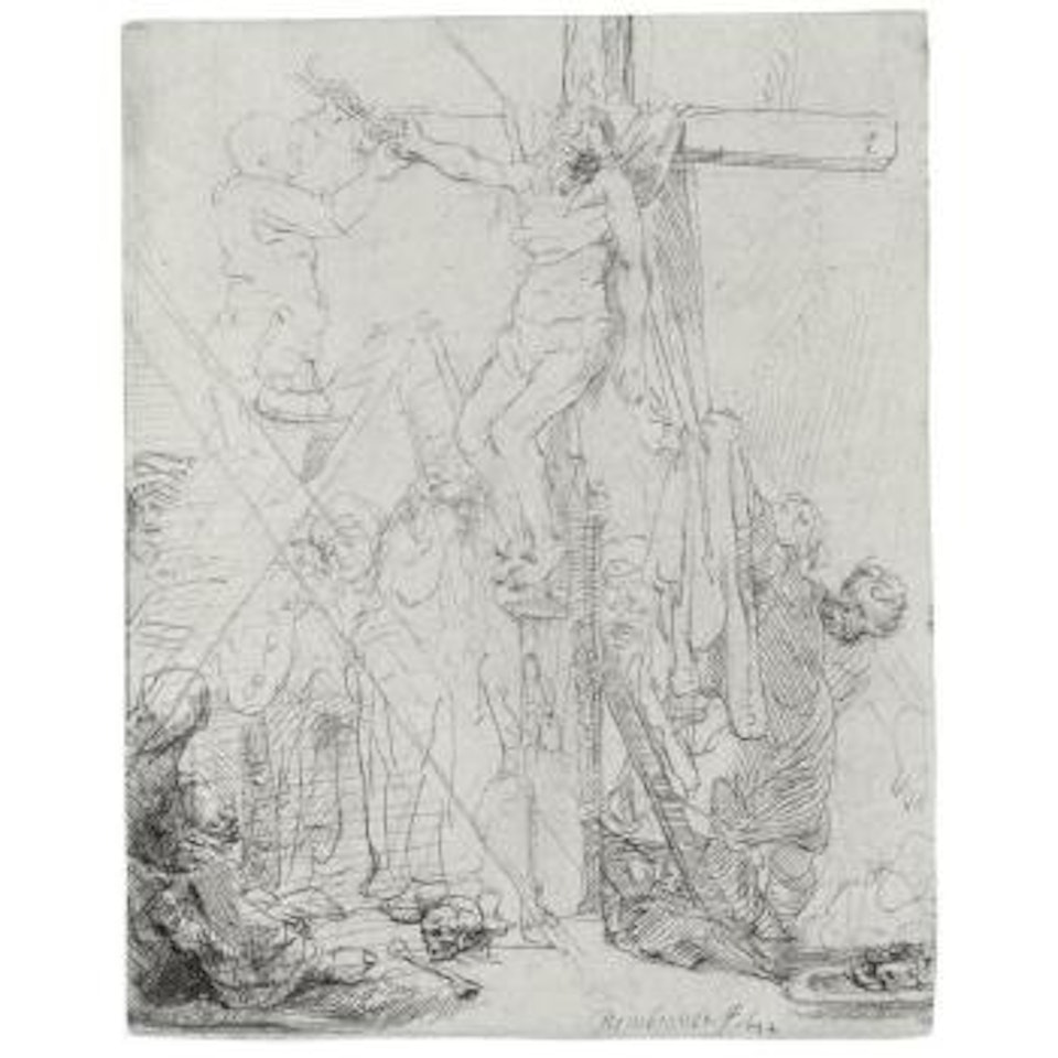 Descent from the Cross by Attributed to Rembrandt Harmensz van Rijn