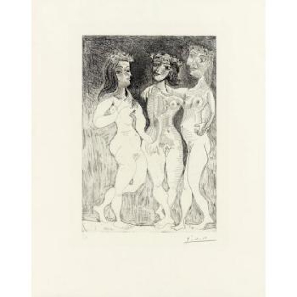 Trois femmes by Pablo Picasso