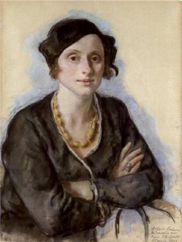 Portrait of Ekaterina Cavos-Hunter, the artist's cousin by Zinaida Serebriakova