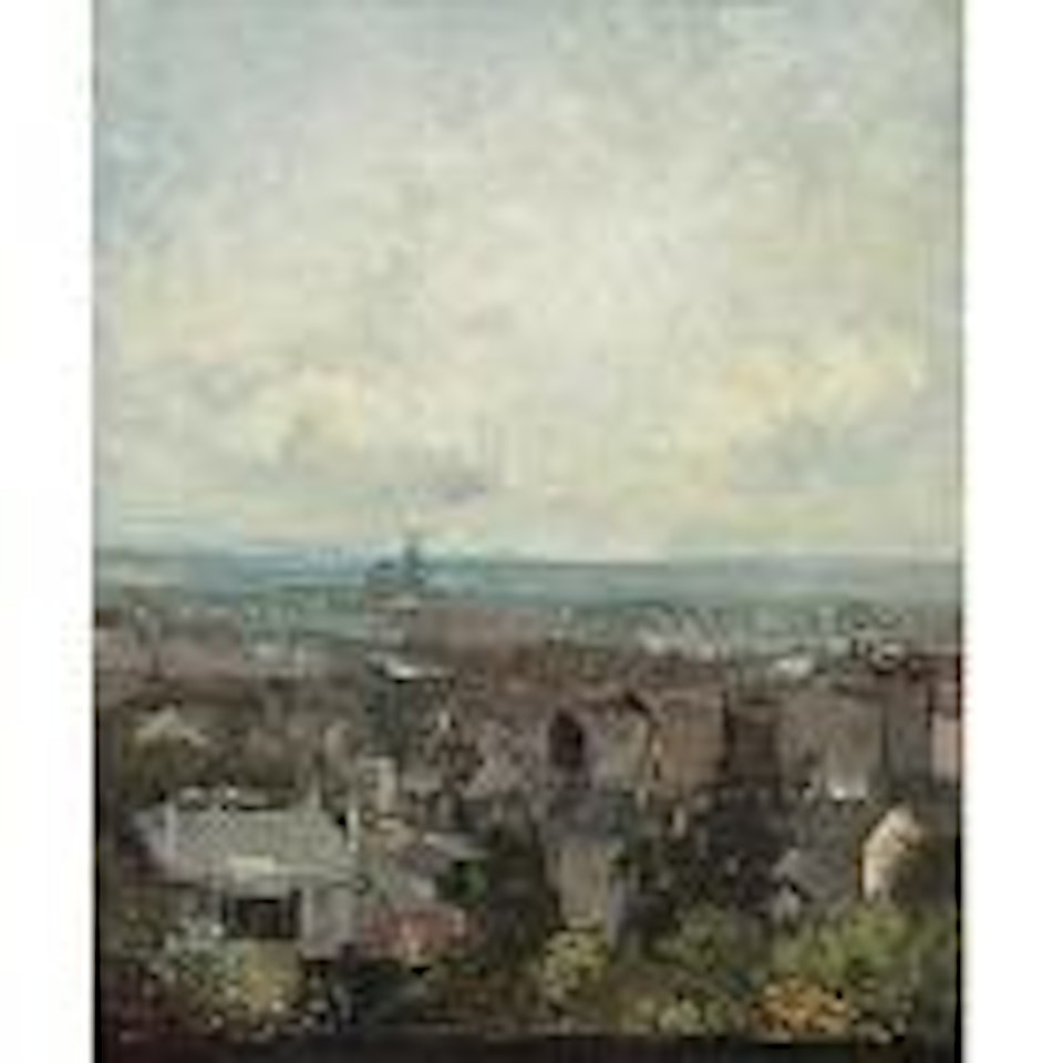 Vue de Paris aux environs de Montmartre by Vincent van Gogh