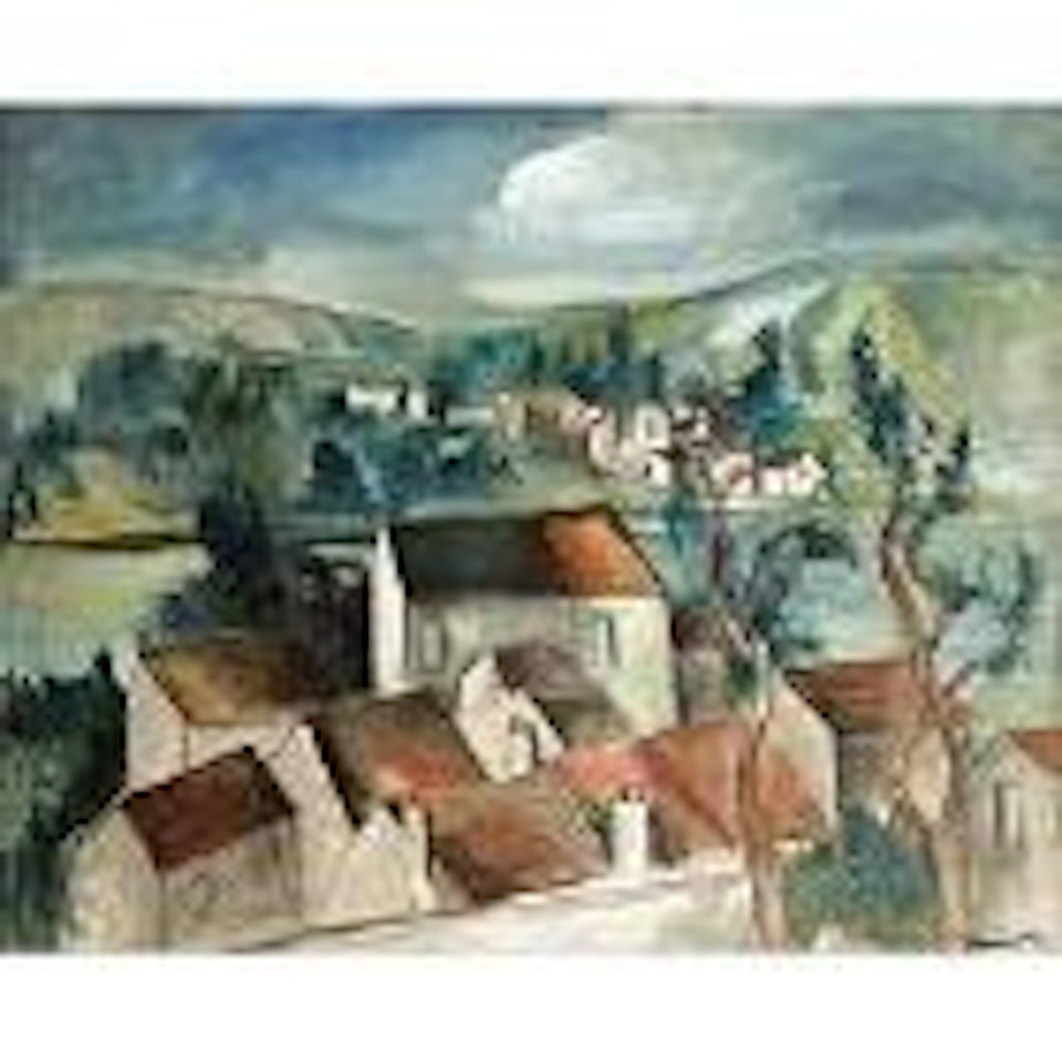 Vue de village by Maurice de Vlaminck