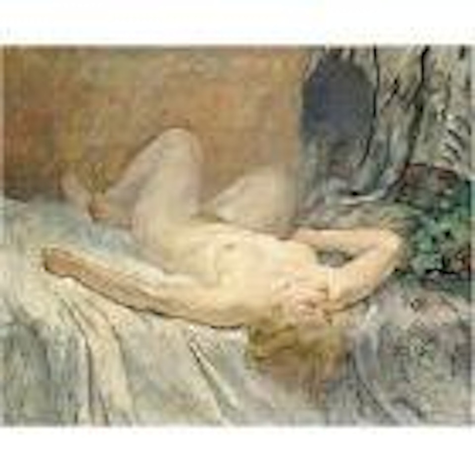 Femme nue endormie by Henri Lebasque