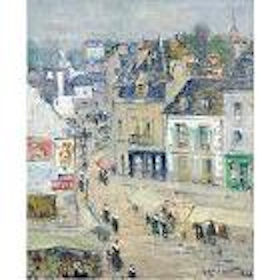Pont-Aven, temps gris by Gustave Loiseau