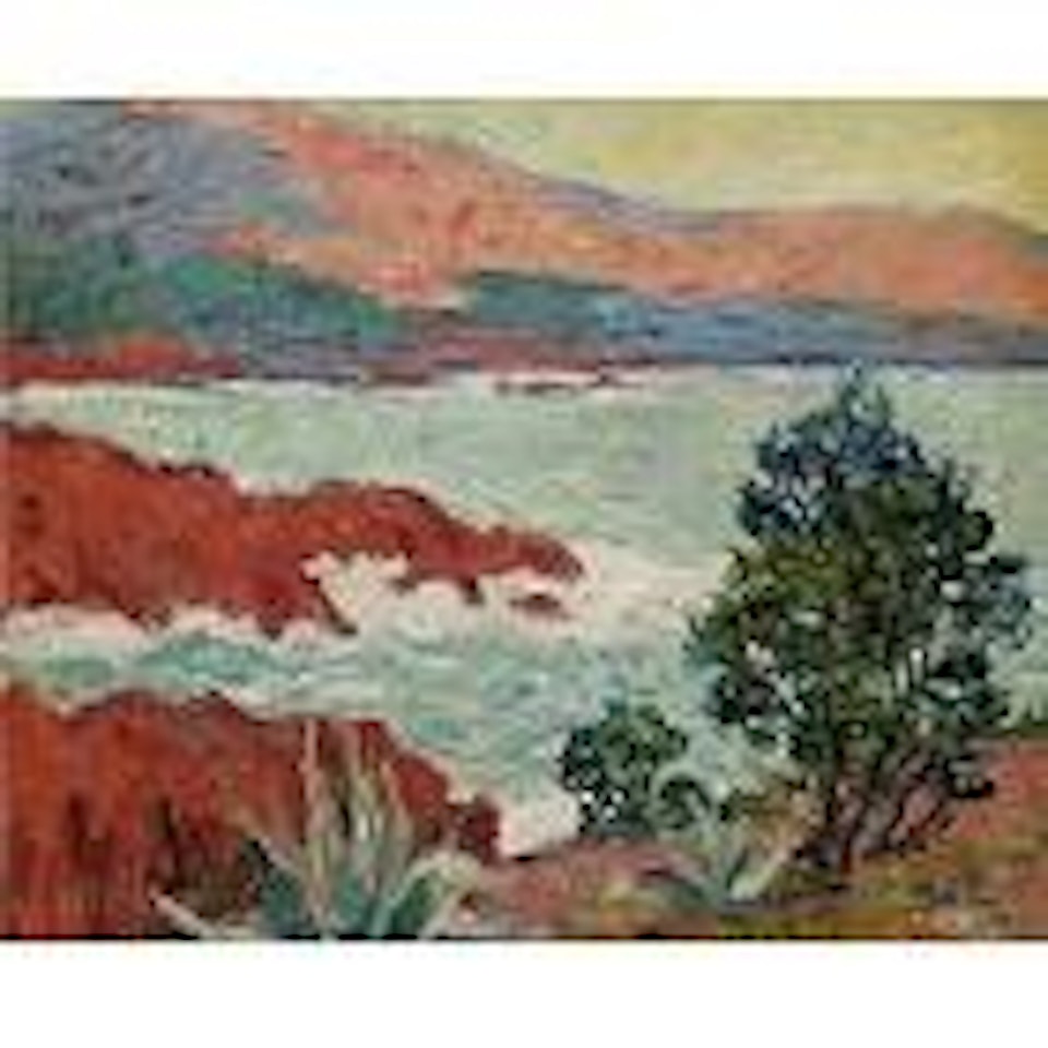 Les rochers rouges aux Trayas by Georges d’Espagnat