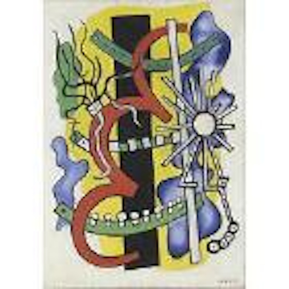 Composition imaginaire by Fernand Leger