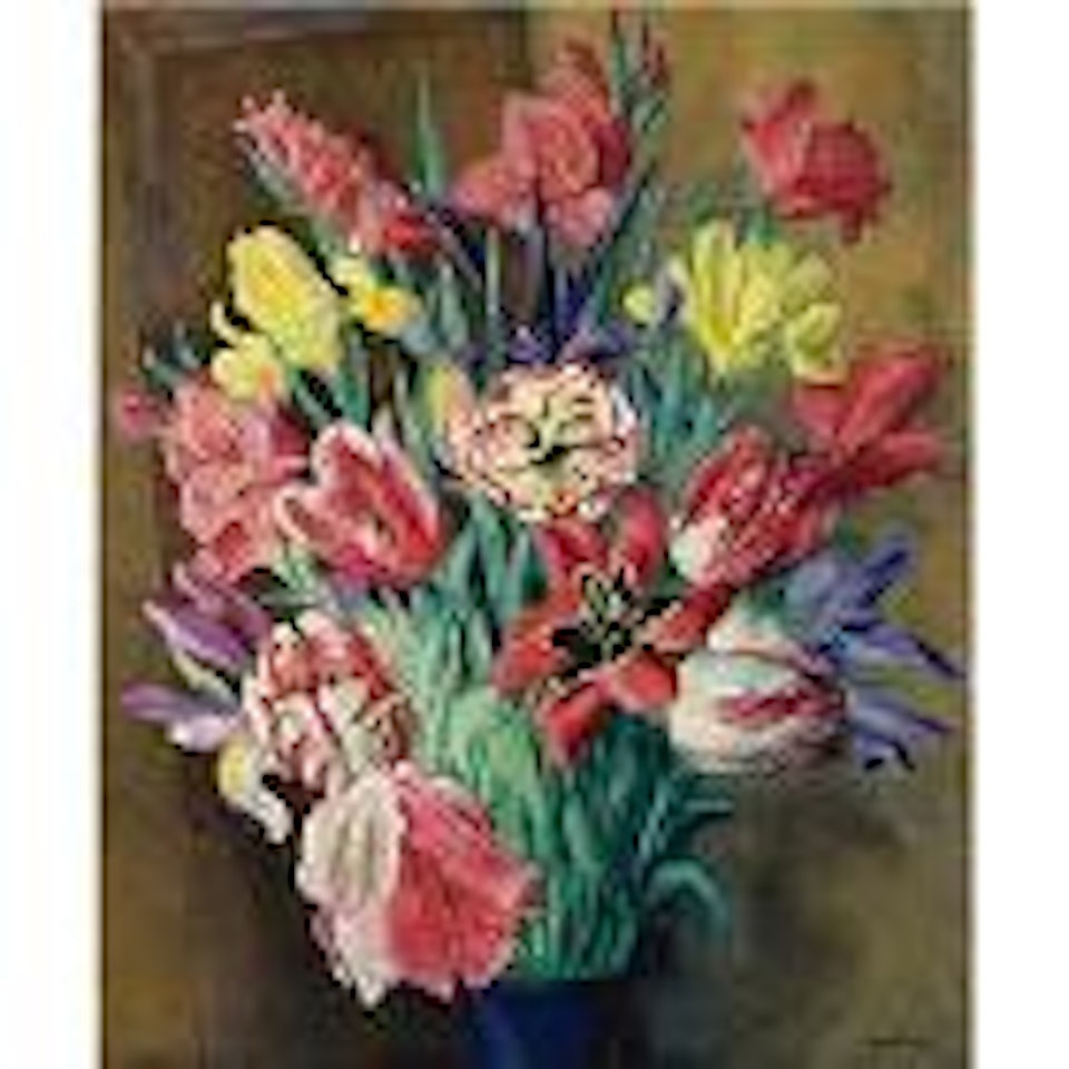 Les tulipes by Moïse Kisling