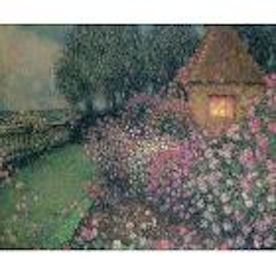 Le pavillon dans la roseraie, Gerberoy by Henri Le Sidaner