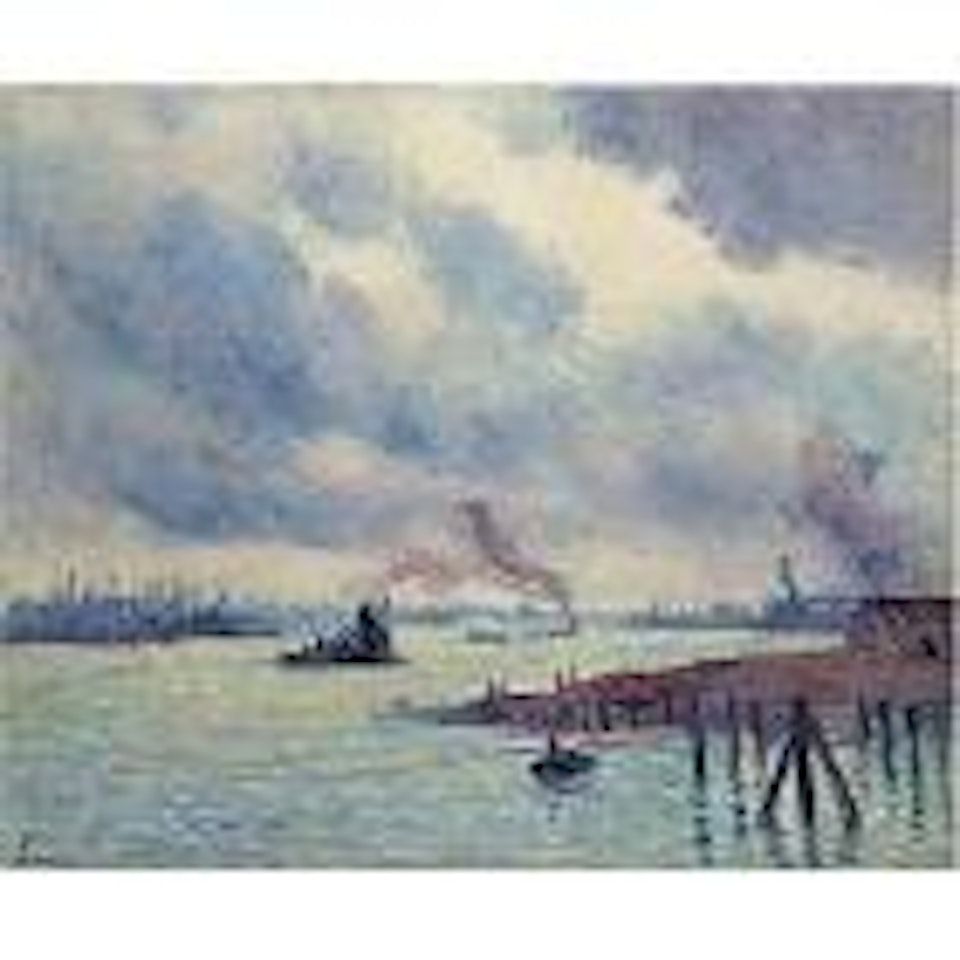 Port de Rotterdam by Maximilien Luce