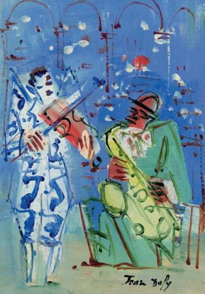 Clowns musiciens by Jean Dufy