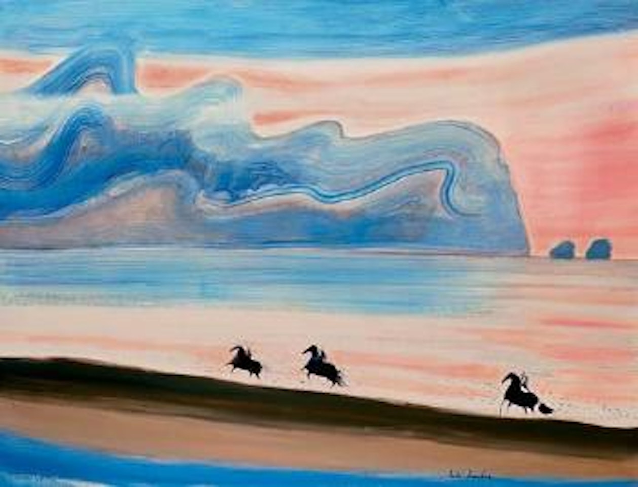Grand rivage en Okkaido by André Brasilier