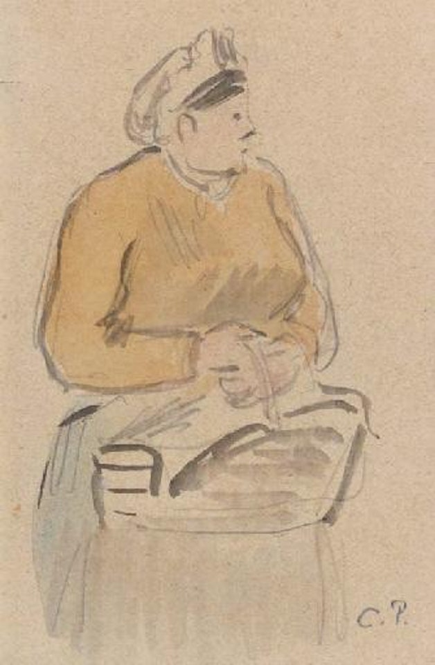 Paysanne by Camille Pissarro