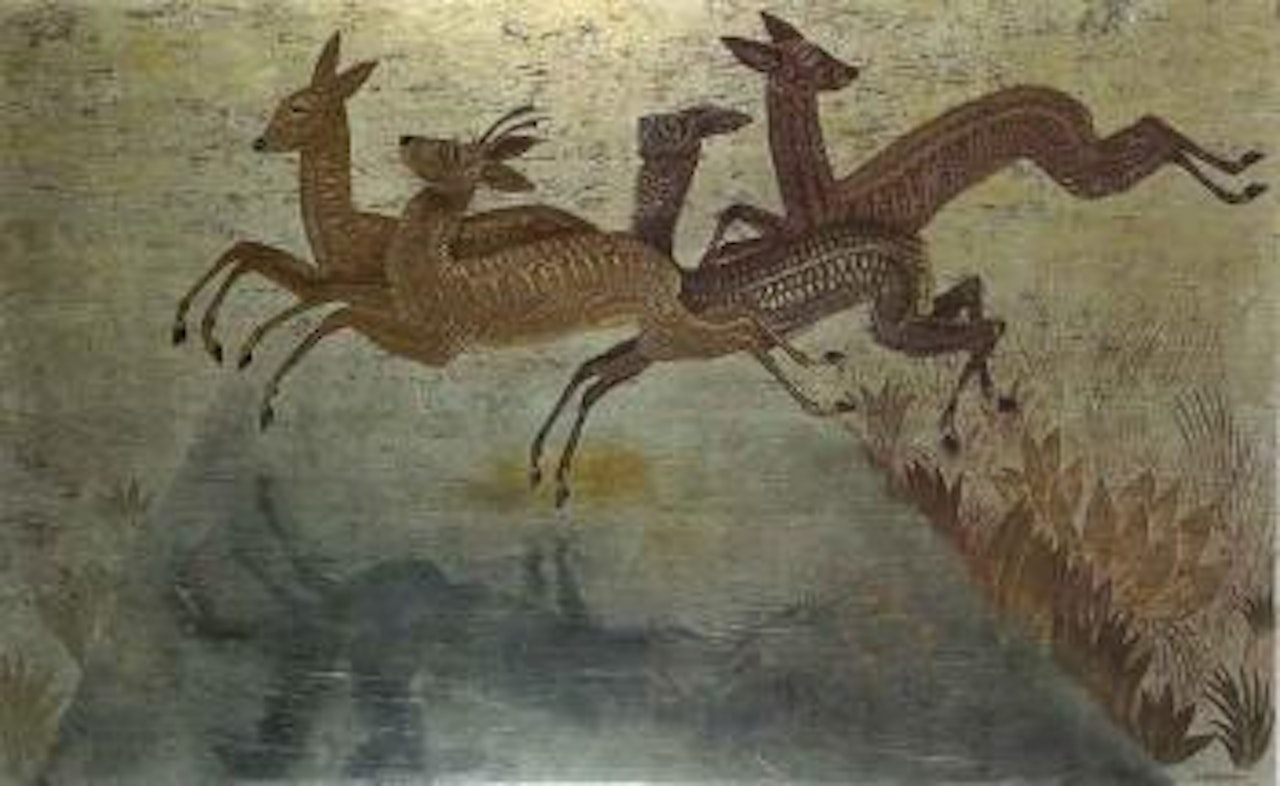 Biches by Jean Dunand