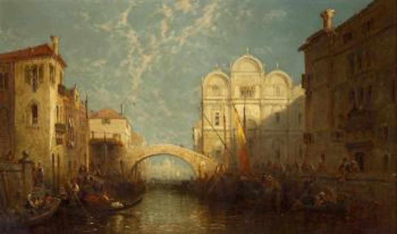 A view of the Scuola Grande di San Marco by English School