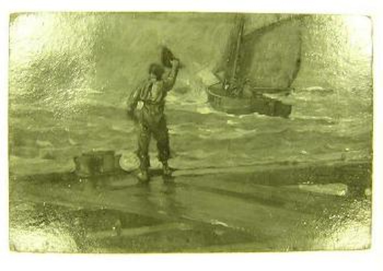 Goodbye to the Galway fishermen by Sir Frank Brangwyn
