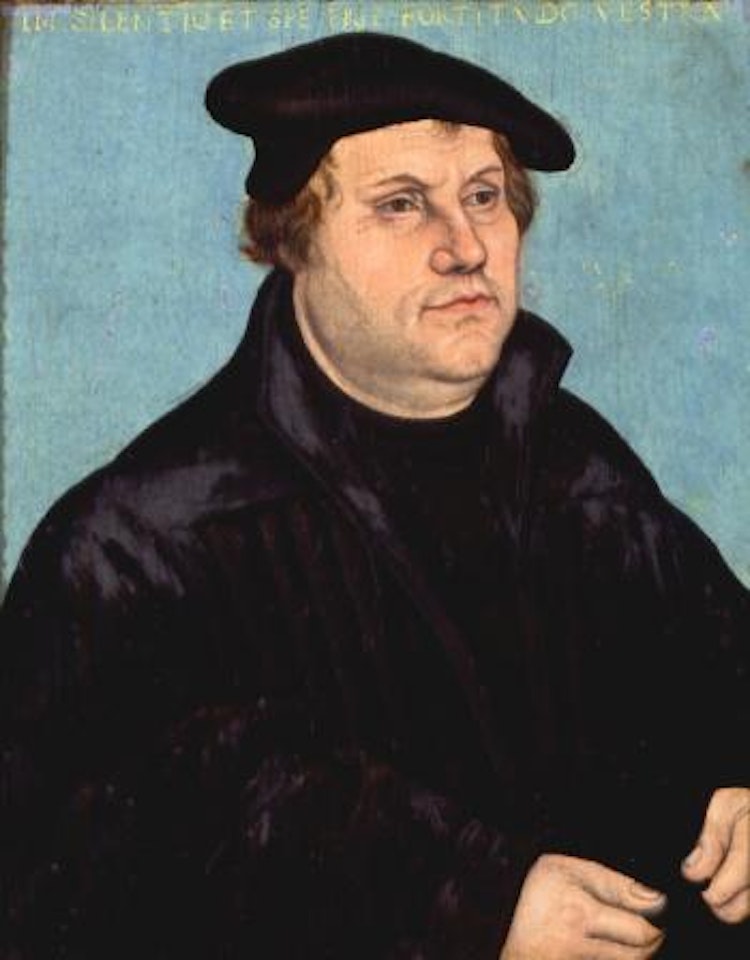 Portrait of Martin Luther by Lucas Cranach the Elder