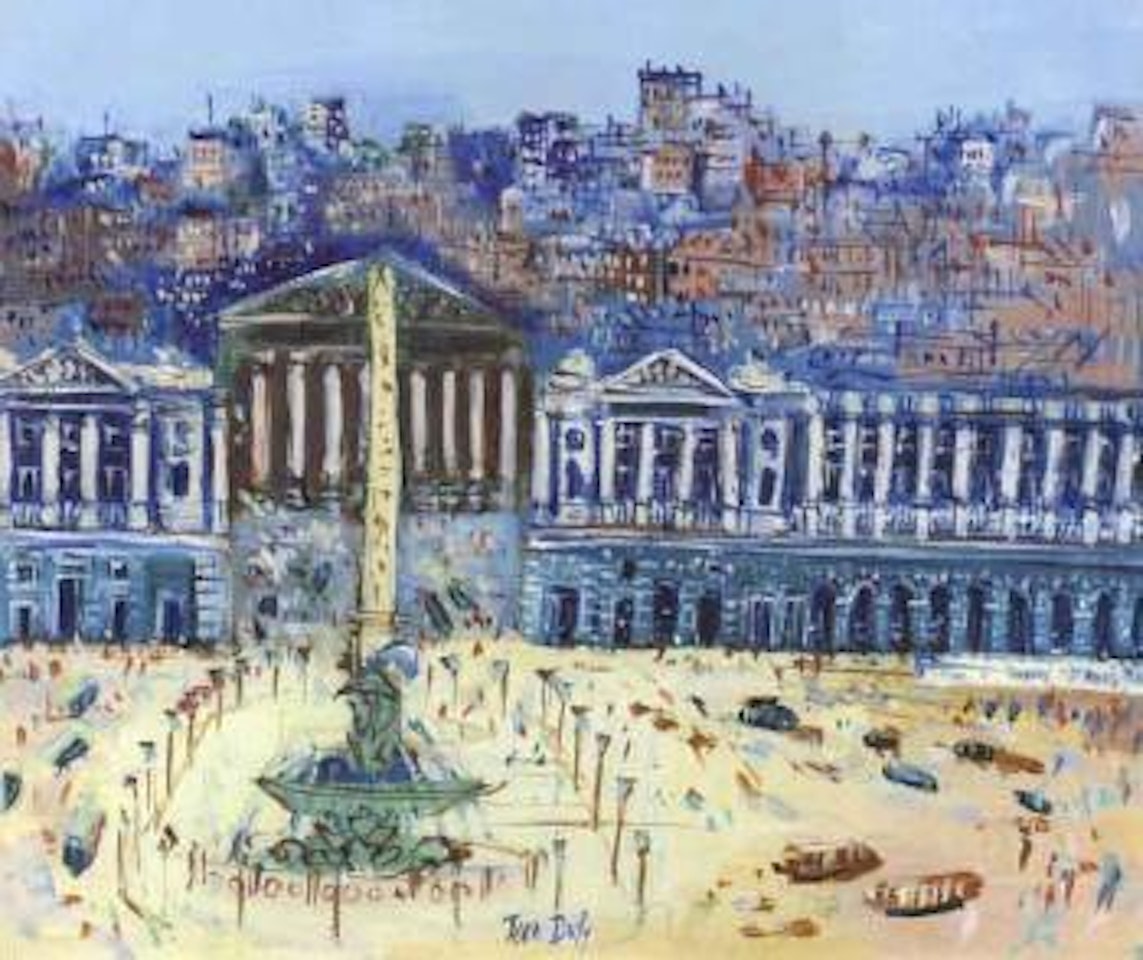 Place de la Concorde, Paris by Jean Dufy