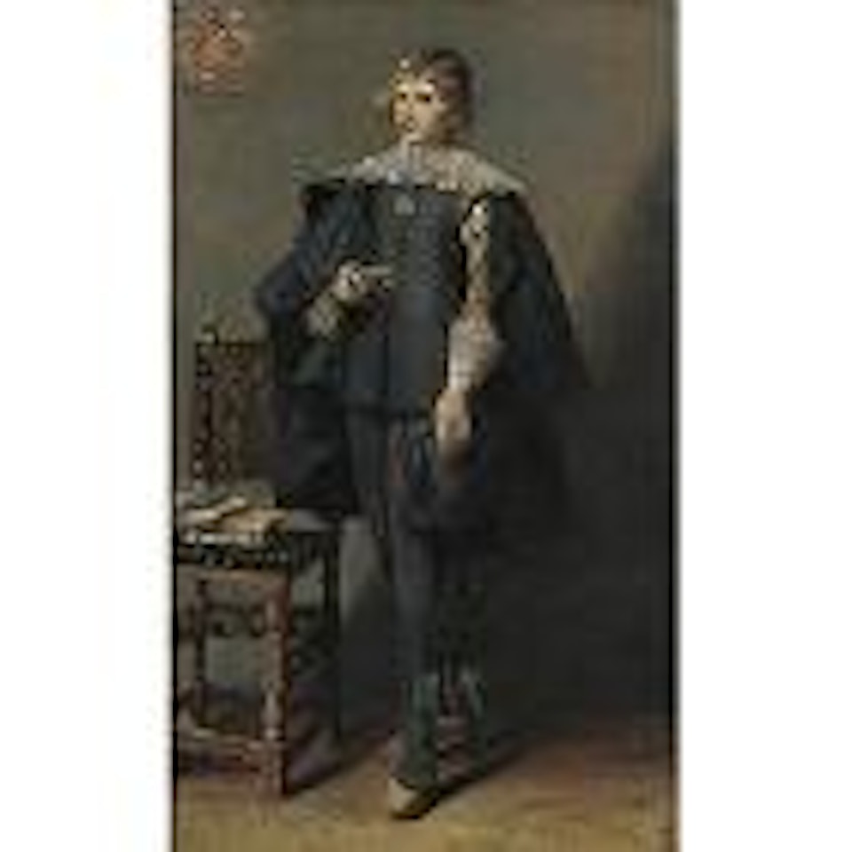 Portrait of young man by Dutch School