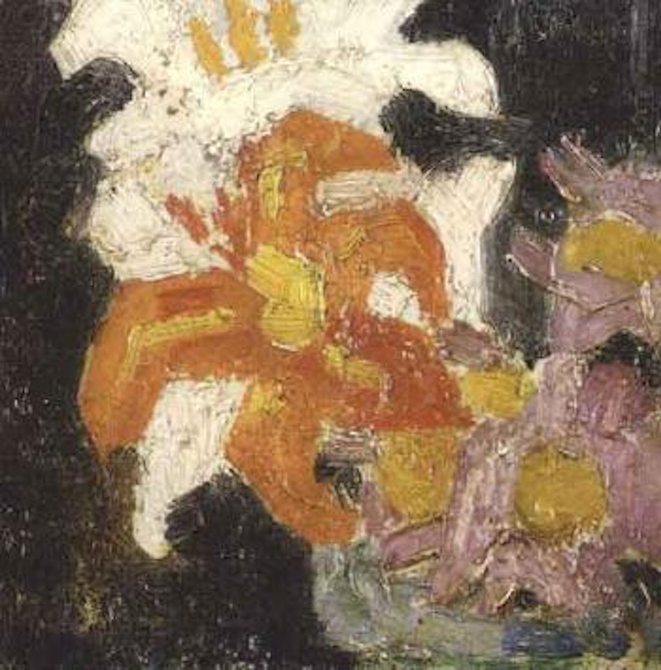 Fleurs au vase bleu by Louis Valtat