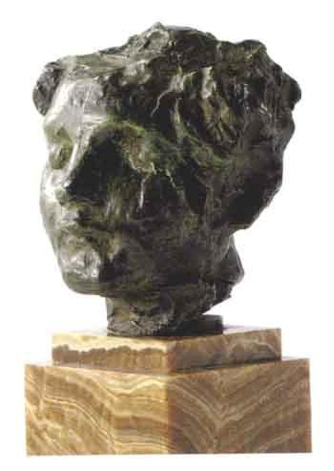 Tete du genie du repose eternel by Auguste Rodin