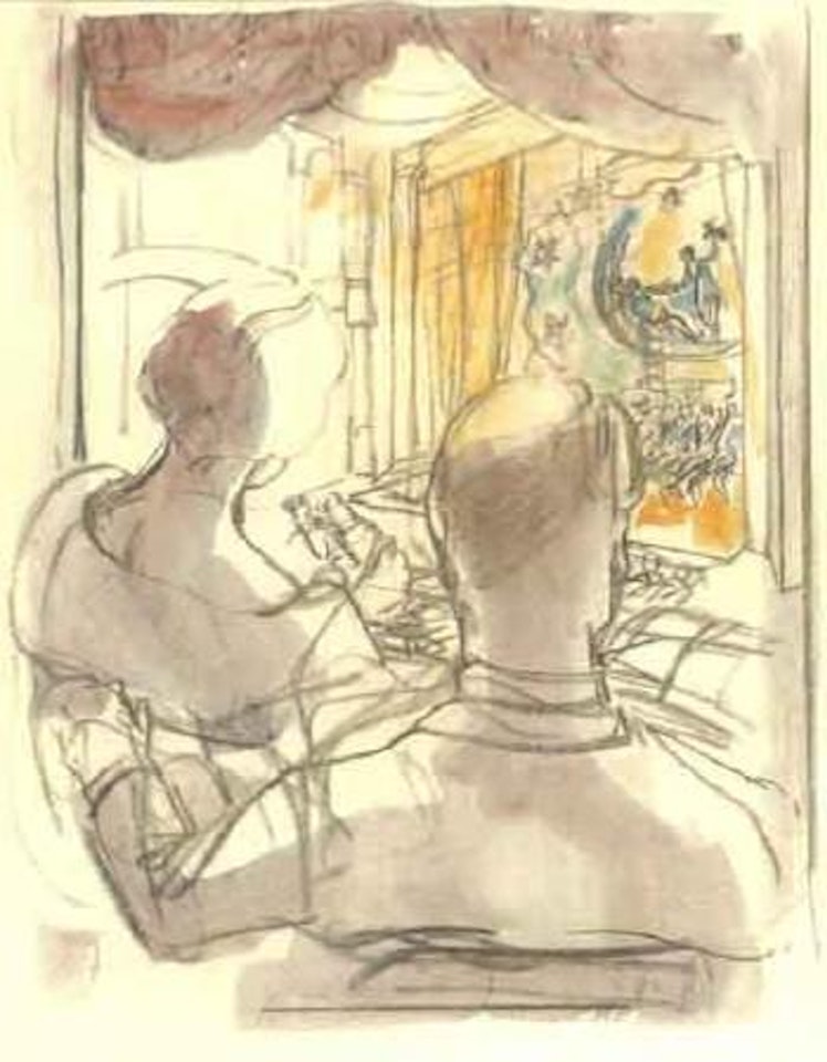 Theatre box by George Grosz