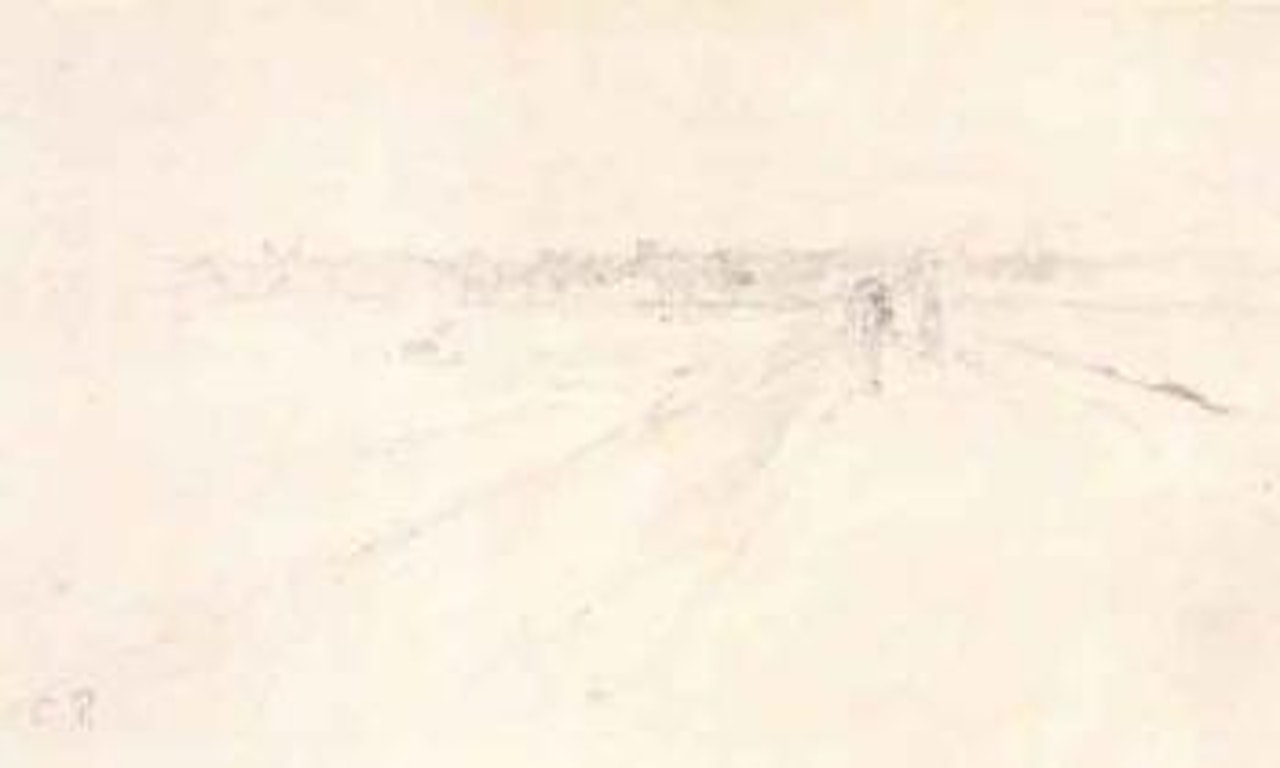 Coastal landscape by Camille Pissarro