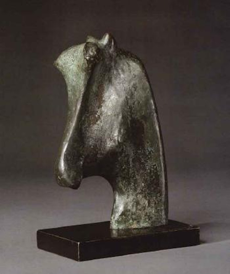 Goat's head by Henry Moore