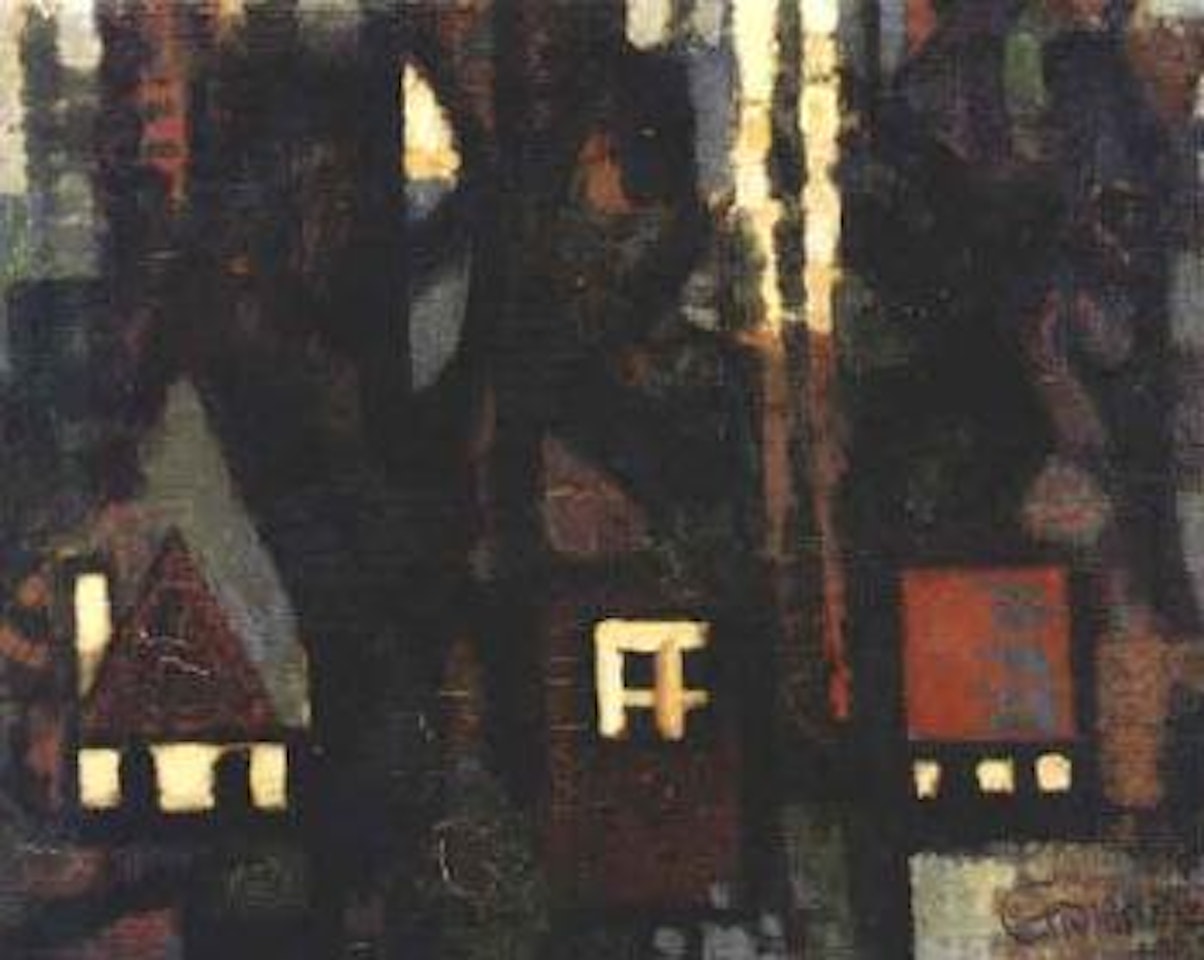 Petites maison blanches by Marcel Gromaire
