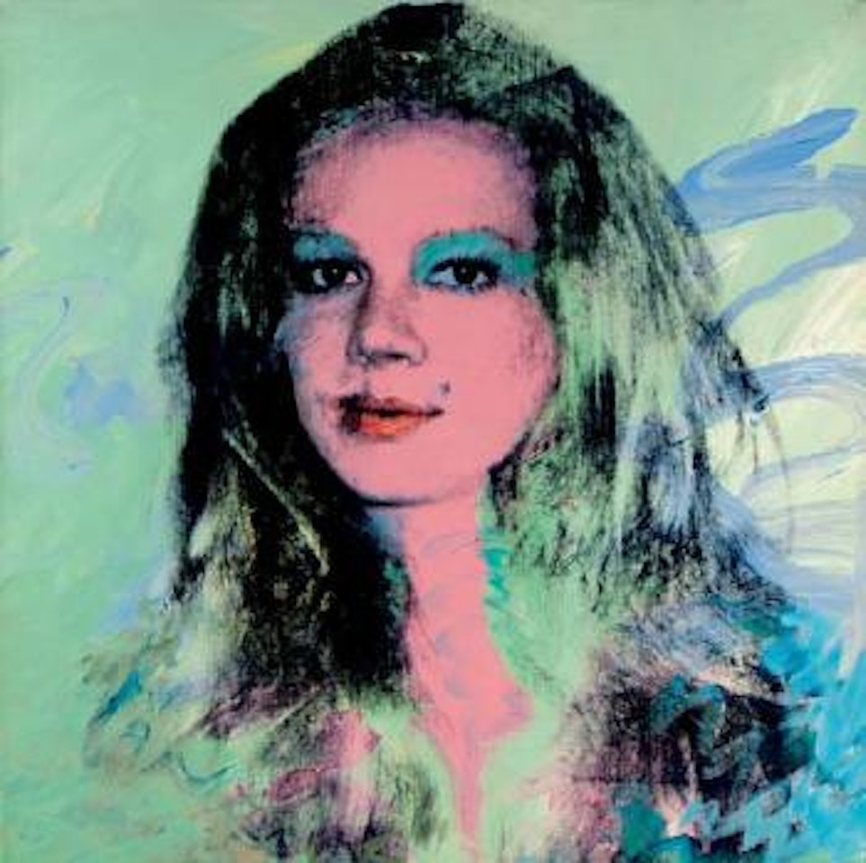 Portrait of Baroness Thyssen Bornemisza by Andy Warhol