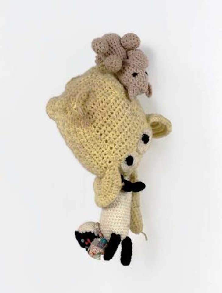 Three art yarn stack by Mike Kelley