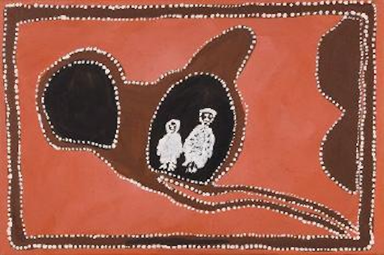 Mook Mook owls by Rover Thomas