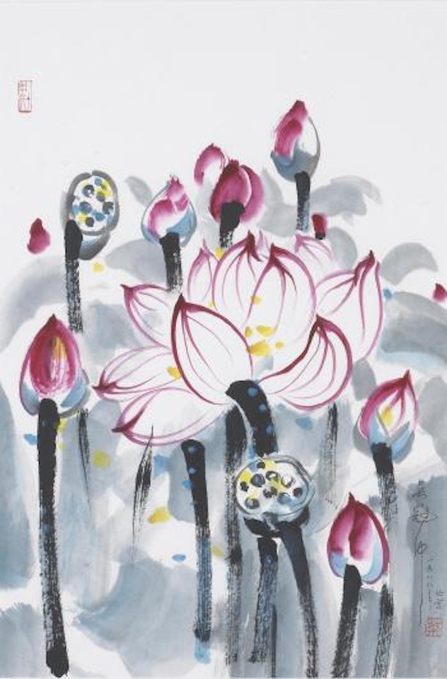Lotus by Wu Guanzhong