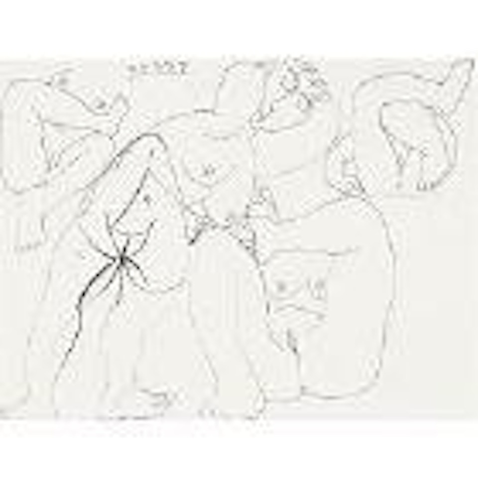 Etudes de femmes allongees by Pablo Picasso