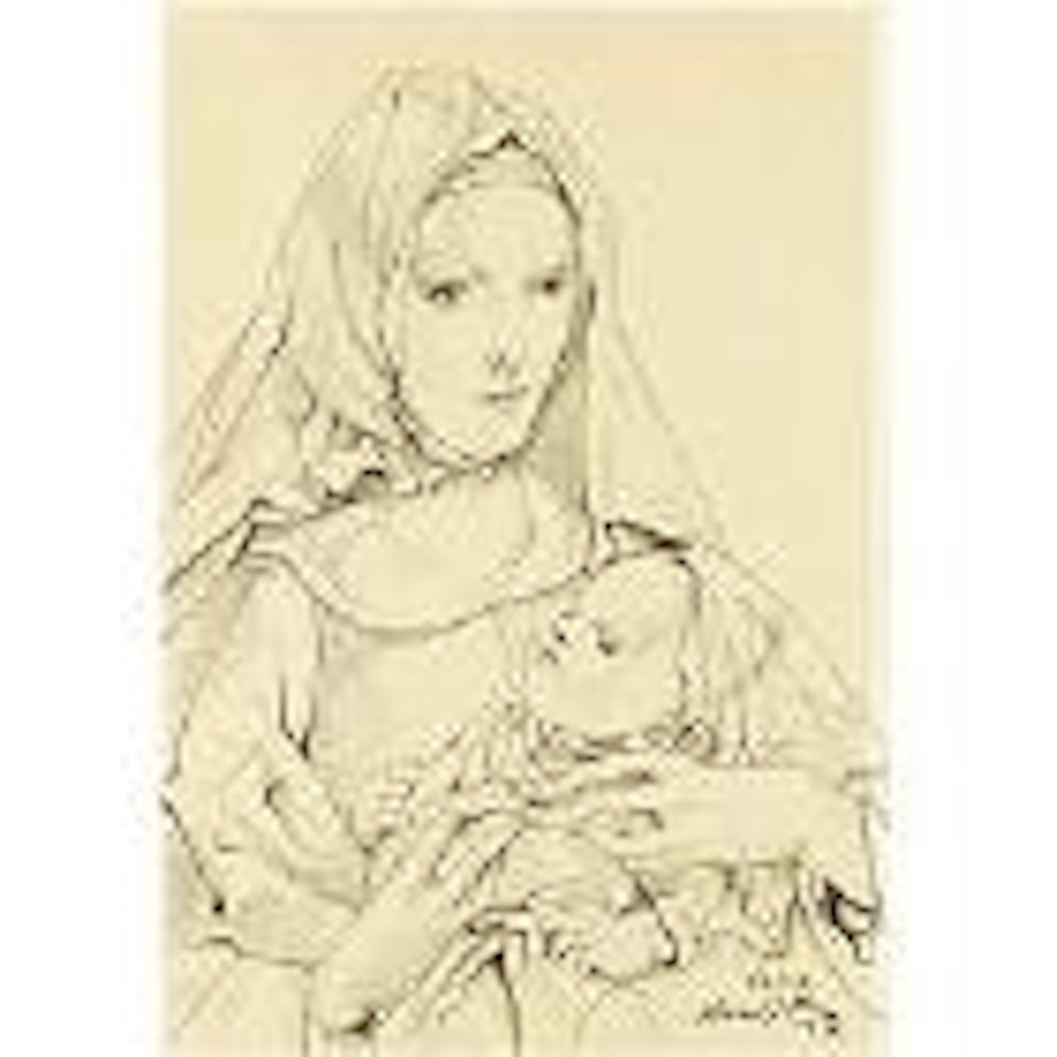 Madonna and Child by Leonard Tsuguharu Foujita