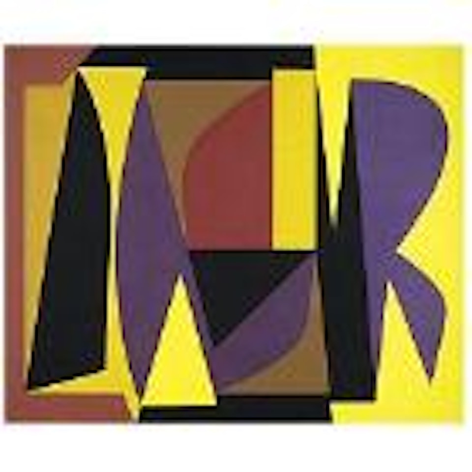 Number 296 Yellan by Victor Vasarely