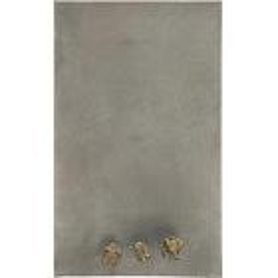 Three marks on grey space by Antoni Tapies