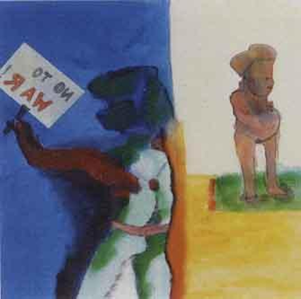 Demonstrator and wife by Robert Hodgins