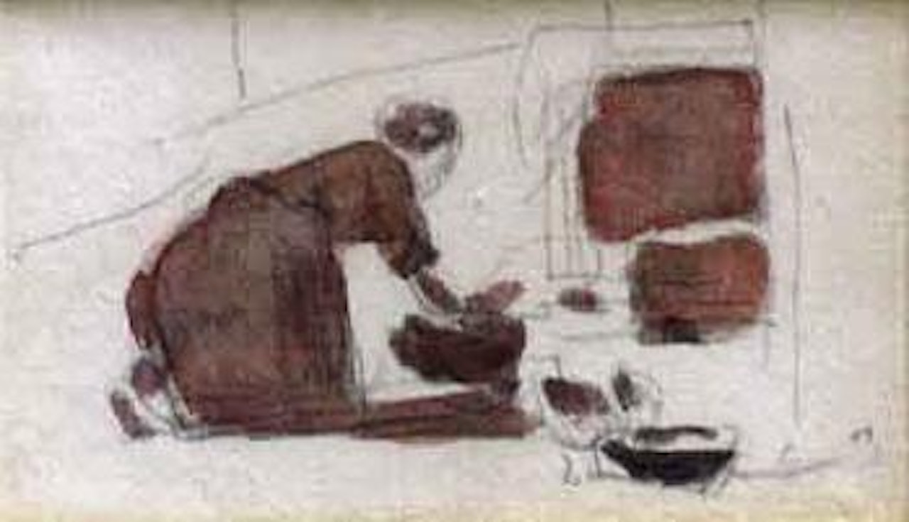 Lavandiere by Eugène Boudin