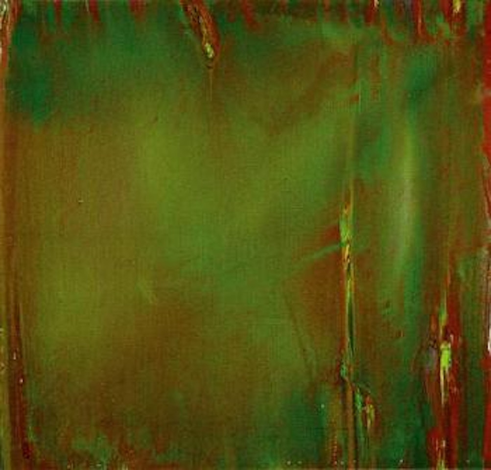 Vert sur rouge by Olivier Debre