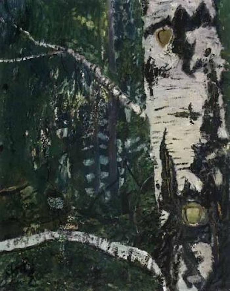 The silver birch in Halfdan Svartes gate by Christian Krohg