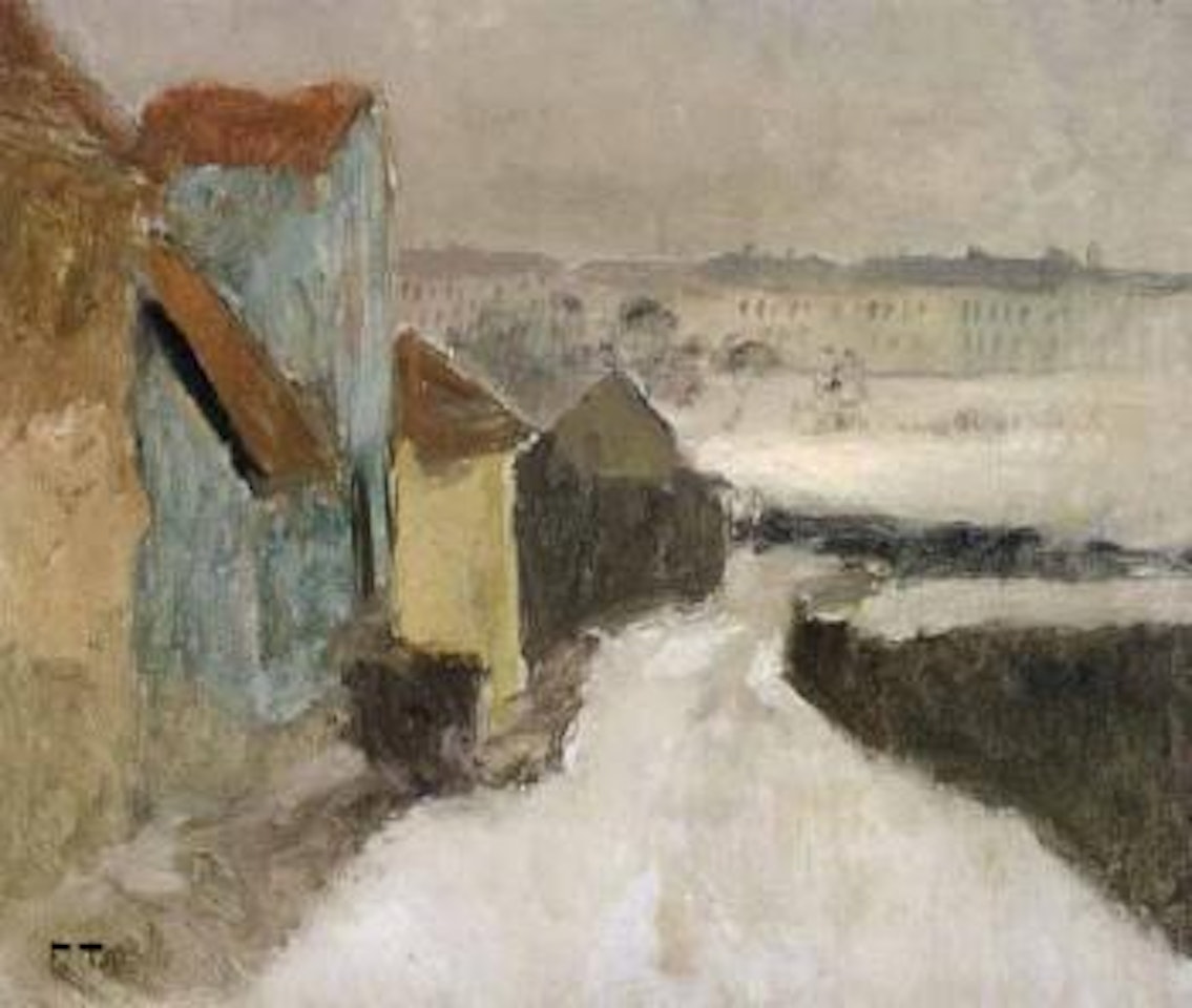 Winter in Kristiania by Fritz Thaulow