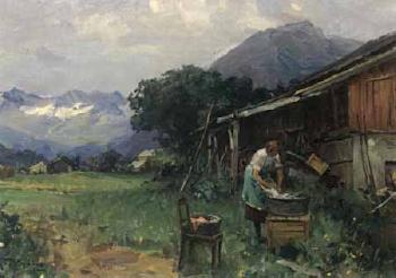 Landscape from Voll in Romsdalen by Even Ulving