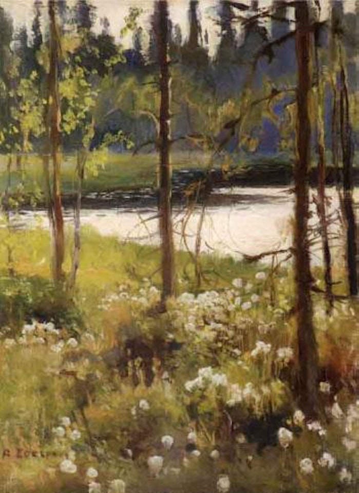 Landscape with the marshes in Haiko by Albert Edelfelt