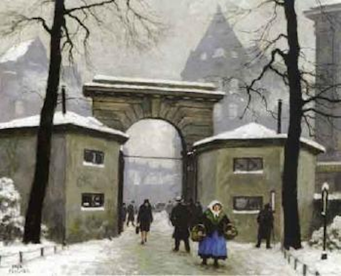 The gate to Kongen's Have by Paul Fischer