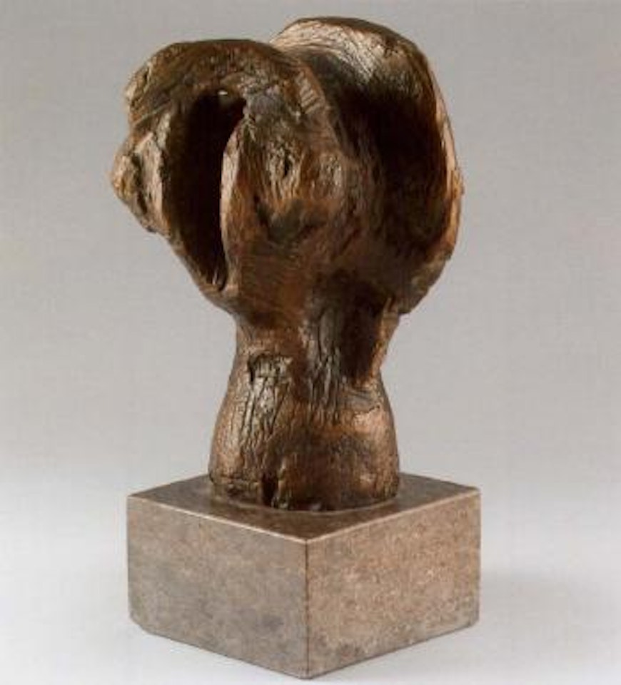 Study of head of warrior by Henry Moore