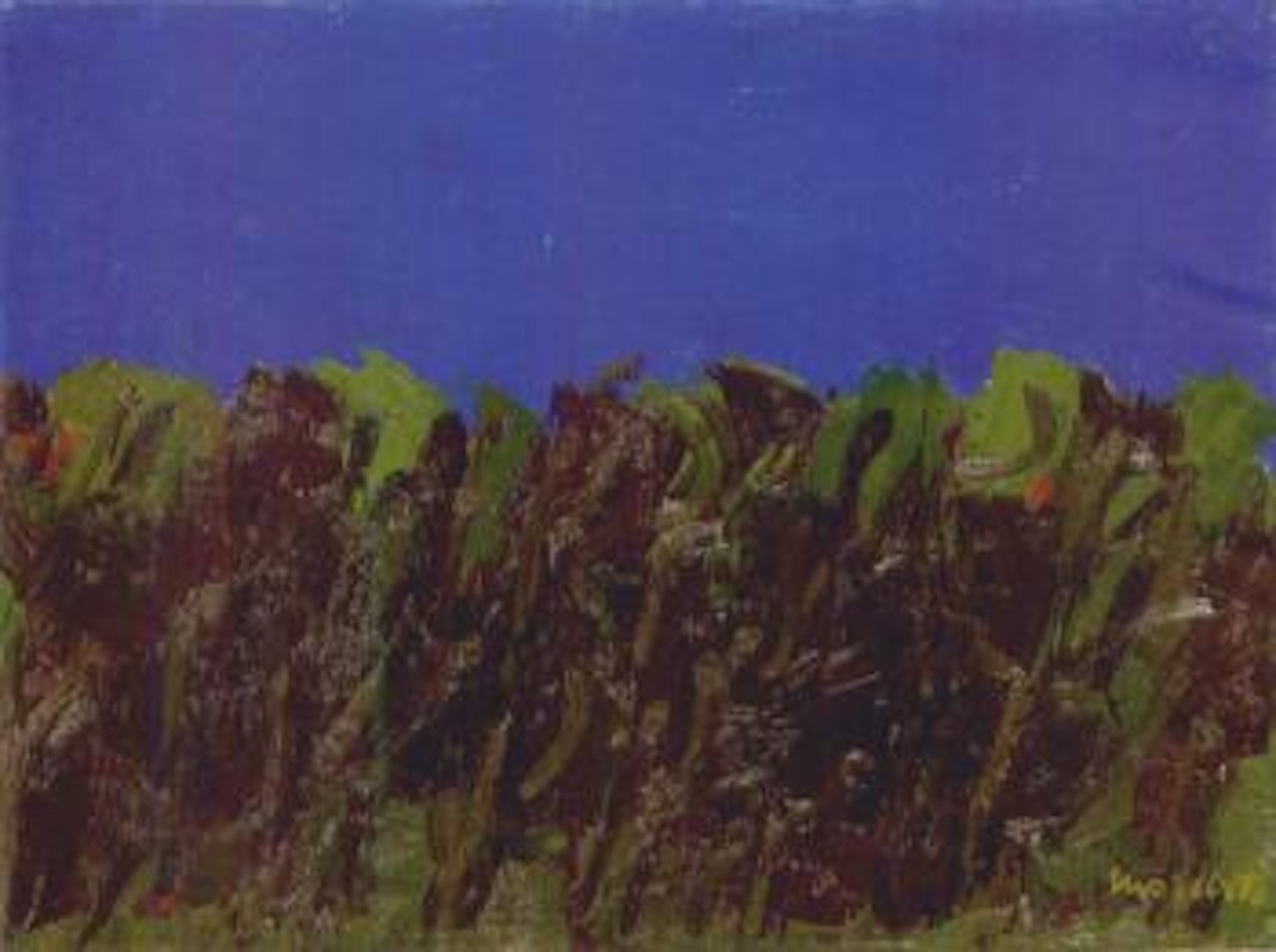 Olive grove by Ennio Morlotti
