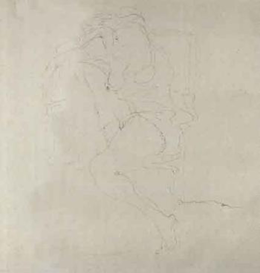 Drawing by Lucio Fontana
