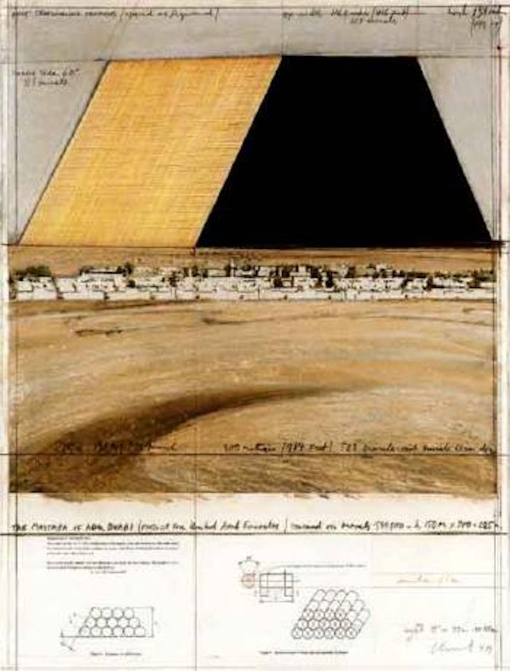 Mastaba of Abu Dhabi by Christo