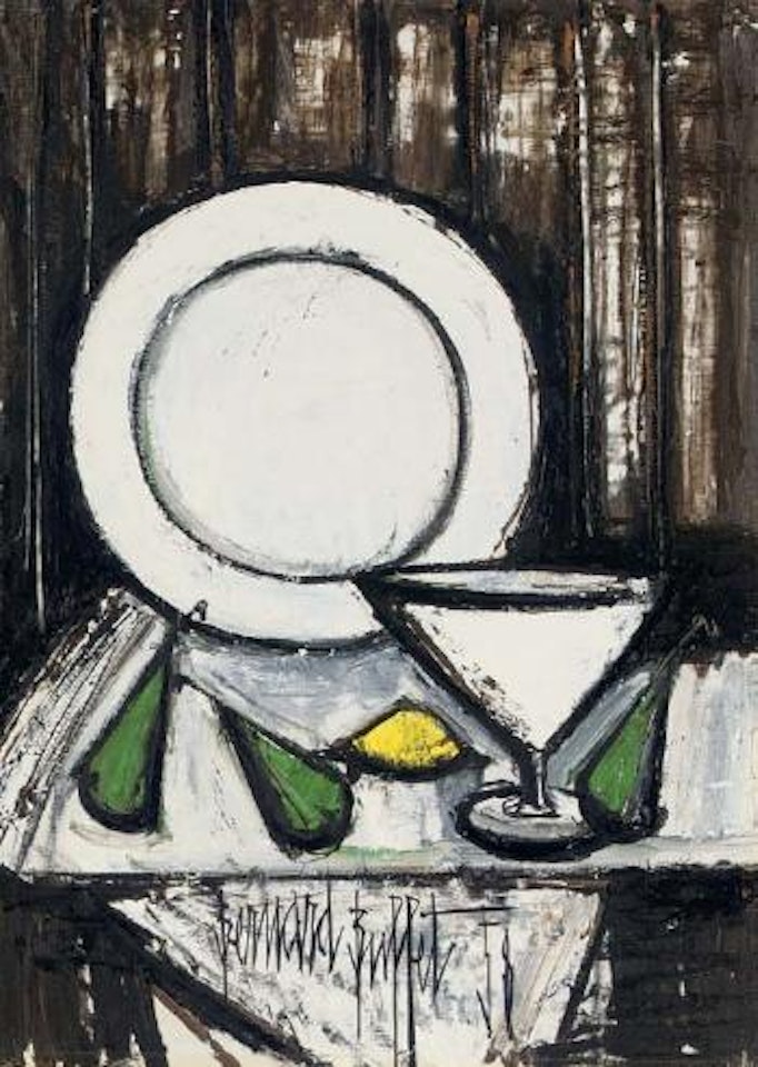 Nature morte a l'assiette by Bernard Buffet