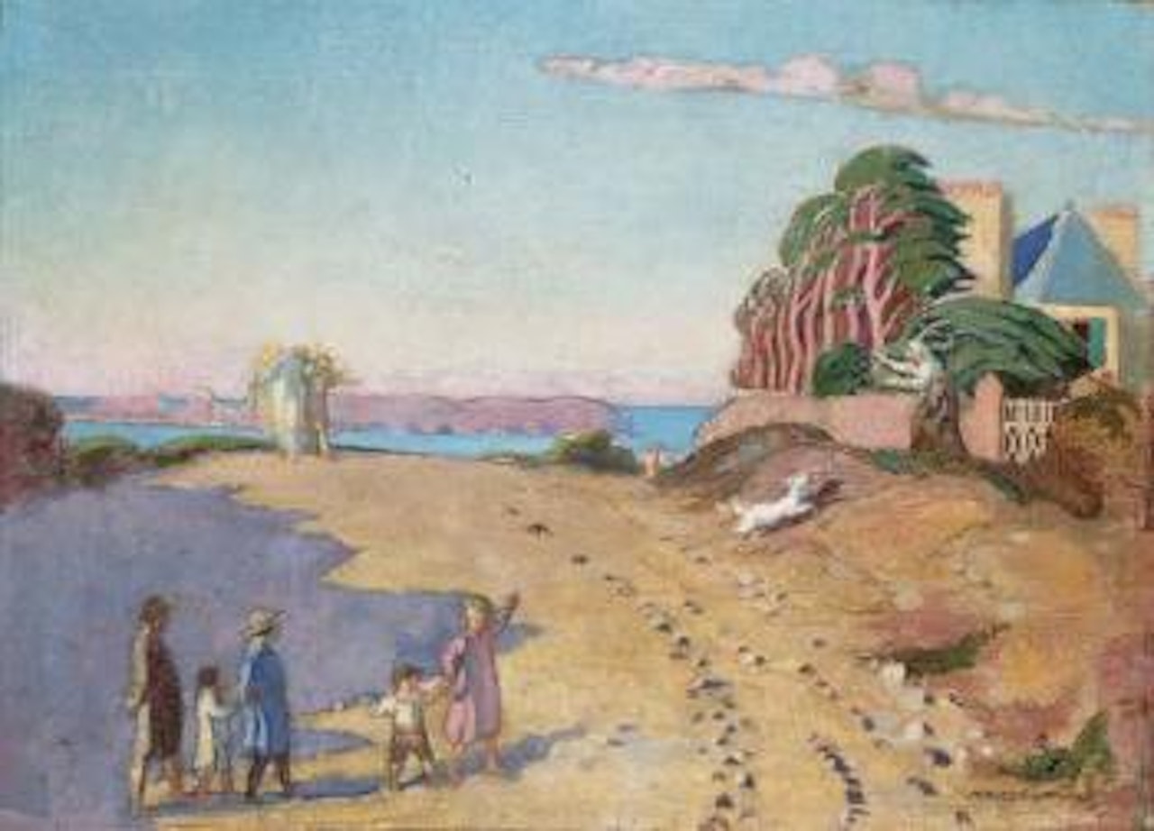 Le retour du jeune Tobie by Maurice Denis